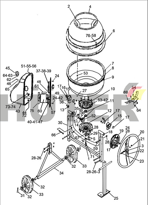 БМ-140 Вихрь HAP 74/1/6