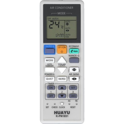 Пульт для кондиционера Huayu для  Panasonic K-PN1851 (универсальный)
