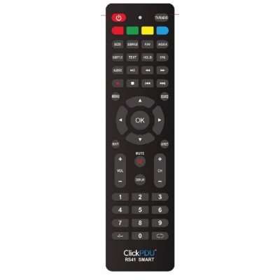 Универсальный пульт ClickPdu RS41 (RS41SMART) (для телевизоров в подобном корпусе)